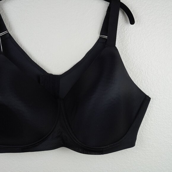 Catherines Intimates Black Bra 44D Wireless Full Coverage - Picture 2 of 5